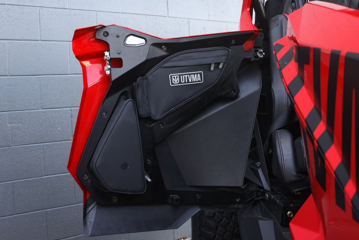 Polaris RZR Pro rear door bag set by UTV Mountain Accessories