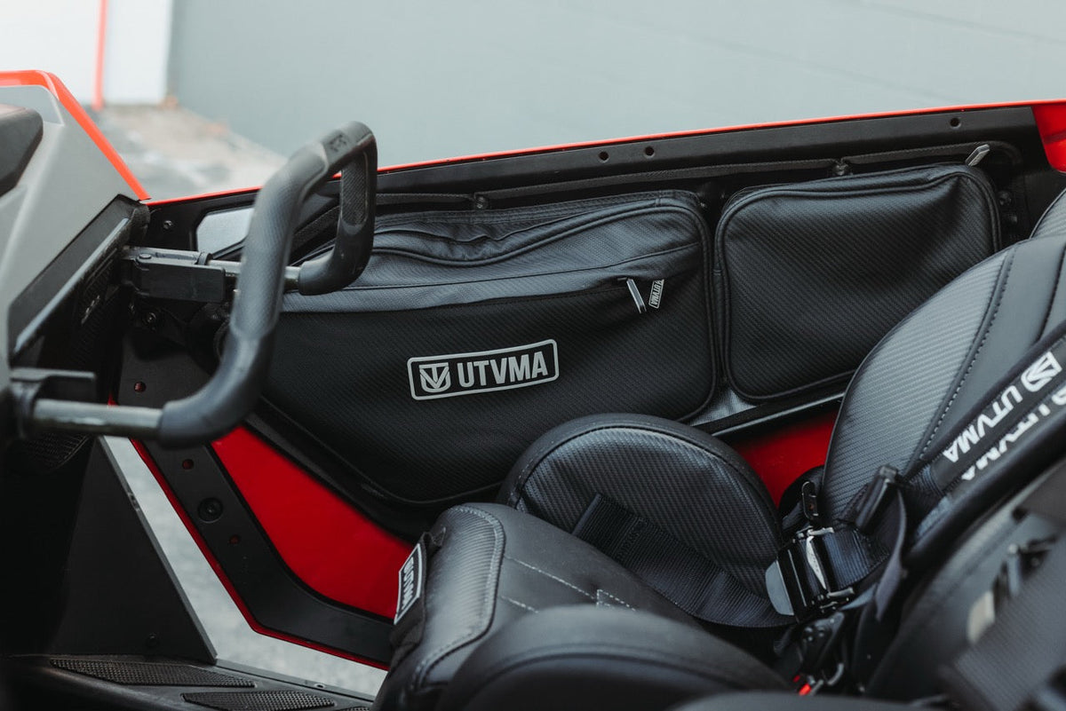 Photo of RZR Pro/R/Turbo R Front Door Bag Set (2020-2025) by UTV Mountain Accessories - Premium Door Bags & Door Accessories for UTVs / Side by Sides