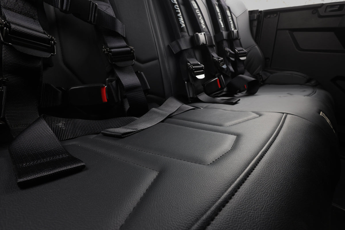 Photo of General 1000 Rear Bench Seat W Harnesses (2017-2025) by UTV Mountain Accessories - Premium Seats & Accessories for UTVs / Side by Sides