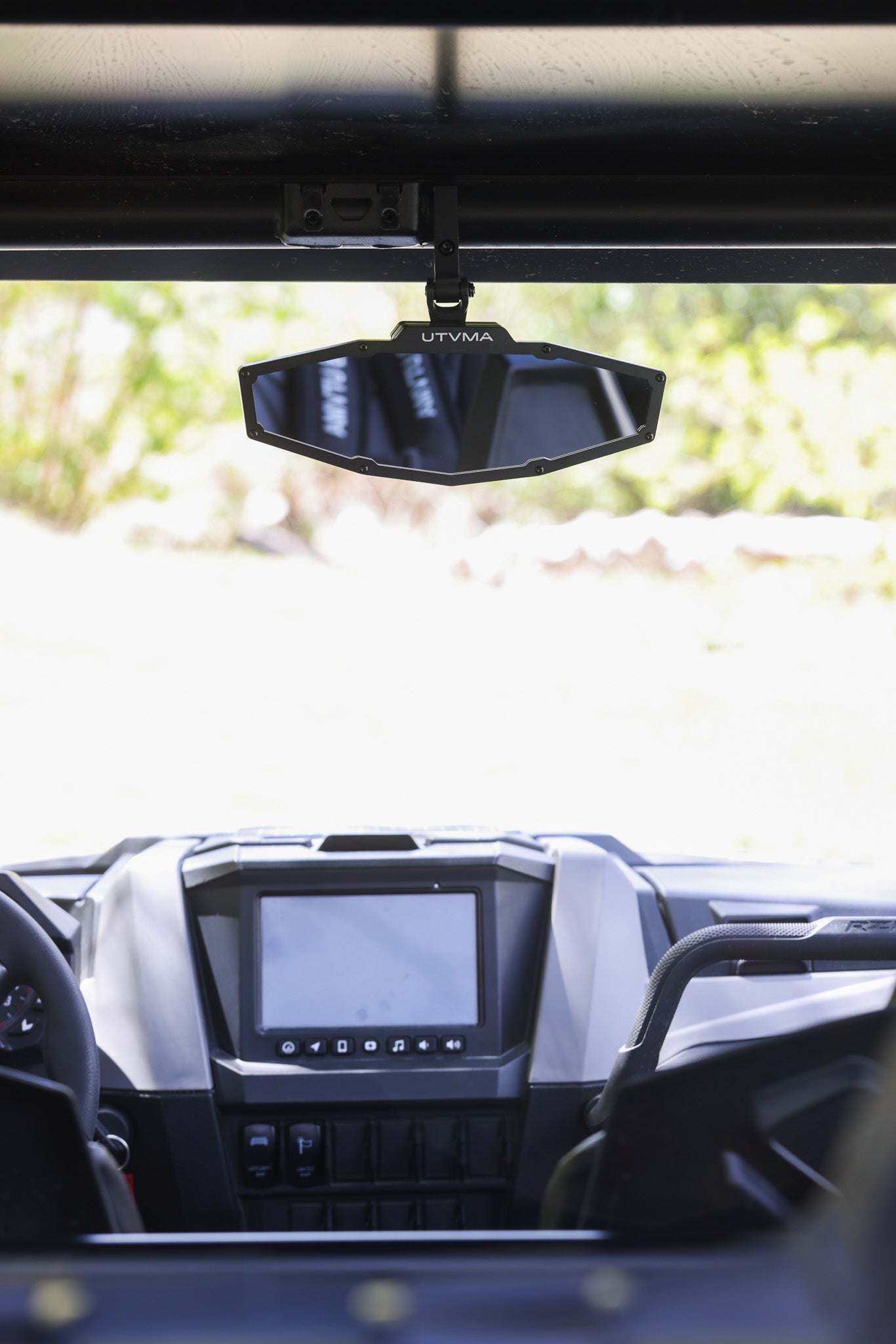 UTV Rearview Mirror - Wide View + Adjustable Fit (Universal)