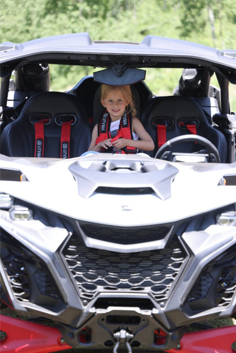 Photo of Maverick R Max Front Bump Seat (2025) by UTV Mountain Accessories - Premium Bump Seat for UTVs / Side by Sides