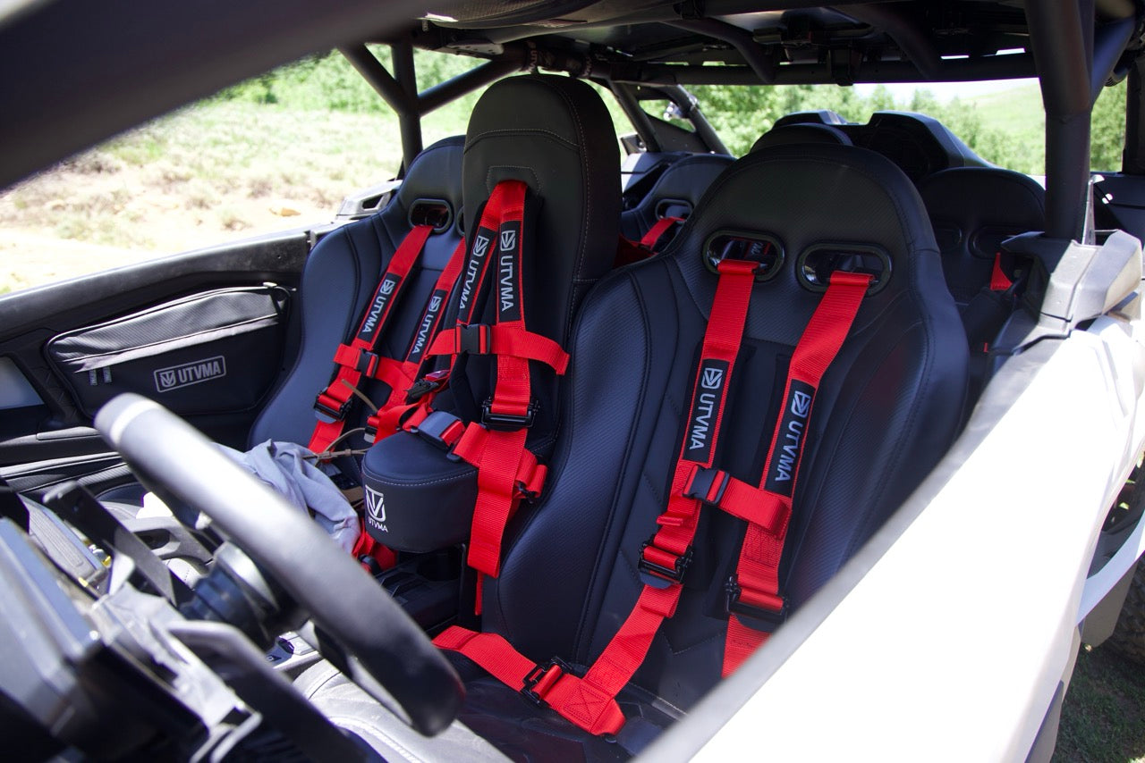 Photo of "REBEL" Series Pair of Front Suspension Bucket Seats Maverick R 2 or 4 Seater (2024-2025) by UTV Mountain Accessories - Premium Seats & Seat Accessories for UTVs / Side by Sides