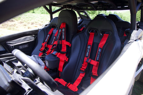 Photo of "REBEL" Series Pair of Front Suspension Bucket Seats Maverick R 2 or 4 Seater (2024-2025) by UTV Mountain Accessories - Premium for UTVs / Side by Sides
