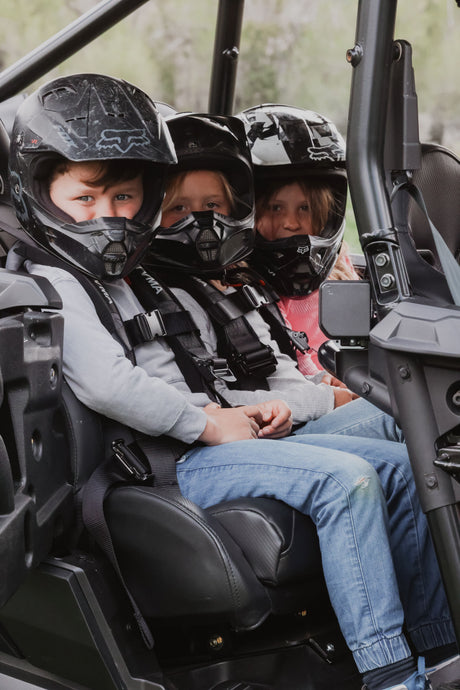 Photo of Honda Talon 4 Rear Bench Seat W Harnesses (2019-2025) by UTV Mountain Accessories - Premium Bench Seat for UTVs / Side by Sides