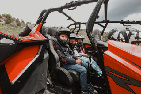 Photo of RZR PRO R Rear Bench Seat W Harnesses (2025+) by UTV Mountain Accessories - Premium Seats & Accessories for UTVs / Side by Sides
