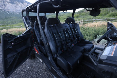 Photo of Commander Max Front Bench Seat With Harnesses (2021-2025) by UTV Mountain Accessories - Premium Bench Seat for UTVs / Side by Sides