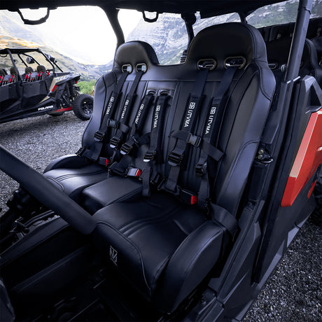 Photo of Commander Max Front Bench Seat With Harnesses (2021-2025) by UTV Mountain Accessories - Premium Bench Seat for UTVs / Side by Sides