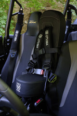 Photo of Kawasaki KRX 4 Front Bump Seat (2023-2025) by UTV Mountain Accessories - Premium Bump Seats for UTVs / Side by Sides