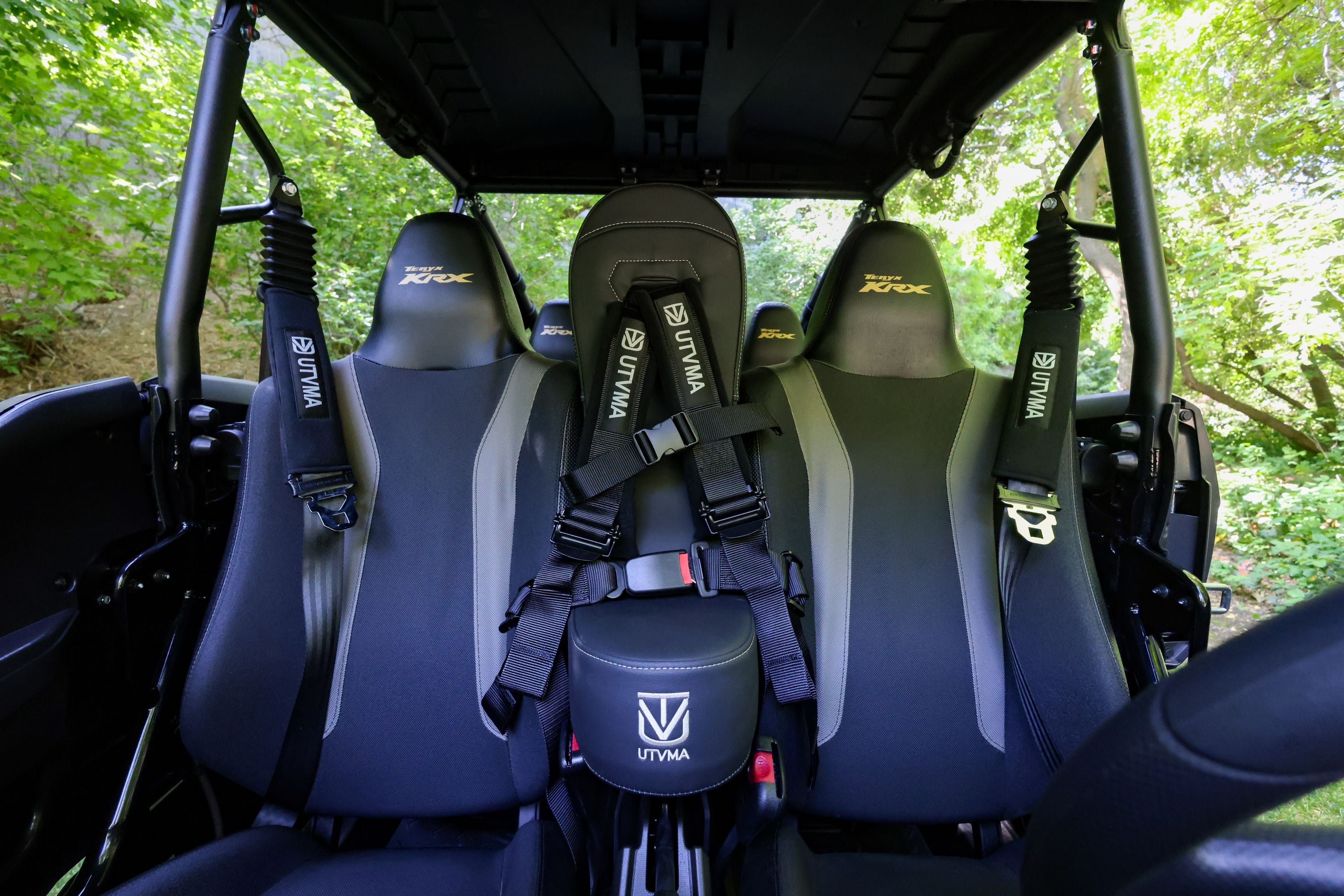 Photo of Kawasaki KRX 4 Front Bump Seat (2023-2025) by UTV Mountain Accessories - Premium Bump Seat for UTVs / Side by Sides
