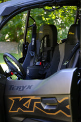 Photo of Kawasaki KRX 4 Front Bump Seat (2023-2025) by UTV Mountain Accessories - Premium Bump Seats for UTVs / Side by Sides