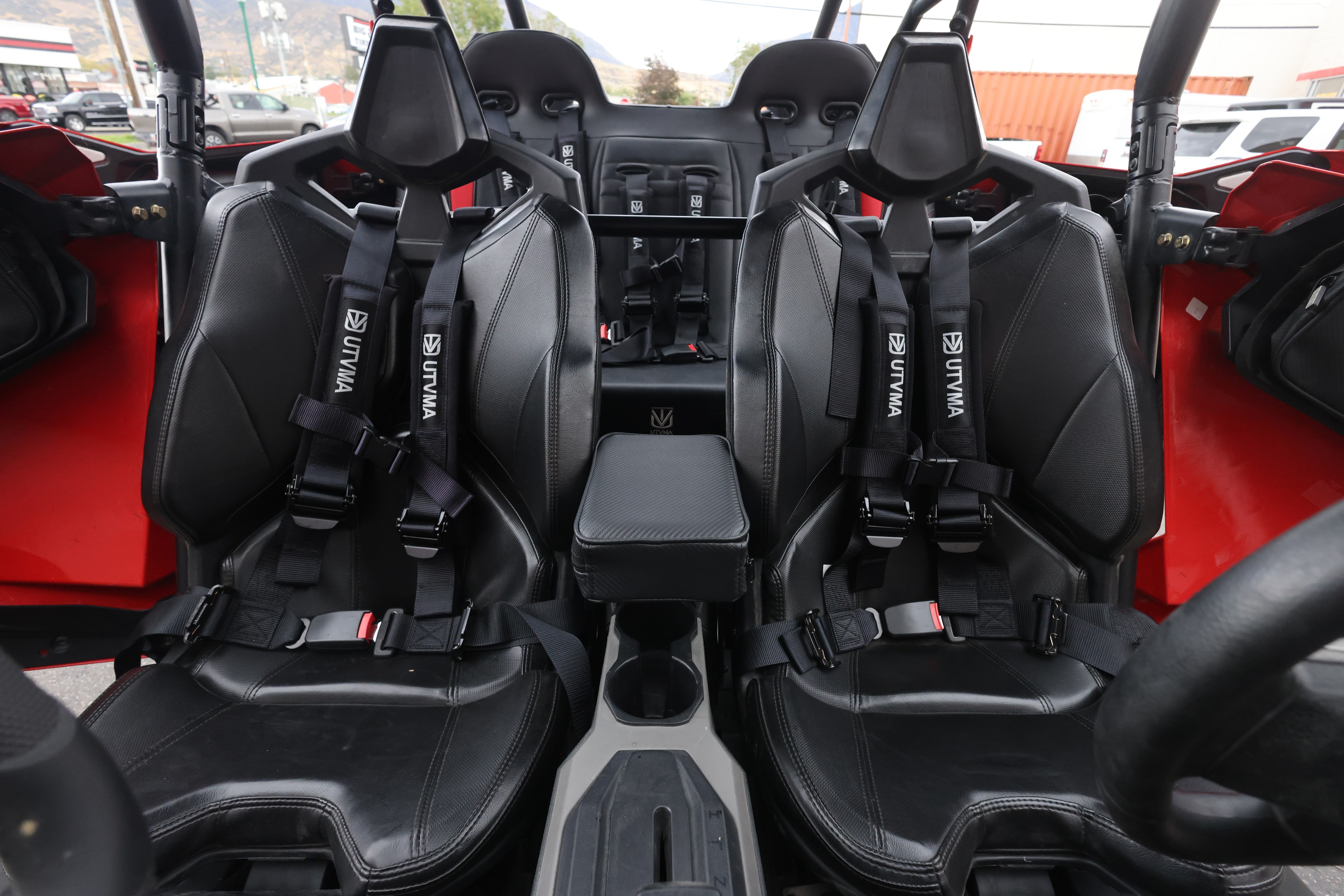 Photo of UTVMA RZR Pro 2 Seater Front Armrest with Bracket (2020-2025) by UTV Mountain Accessories - Premium Door Bags & Door Accessories for UTVs / Side by Sides