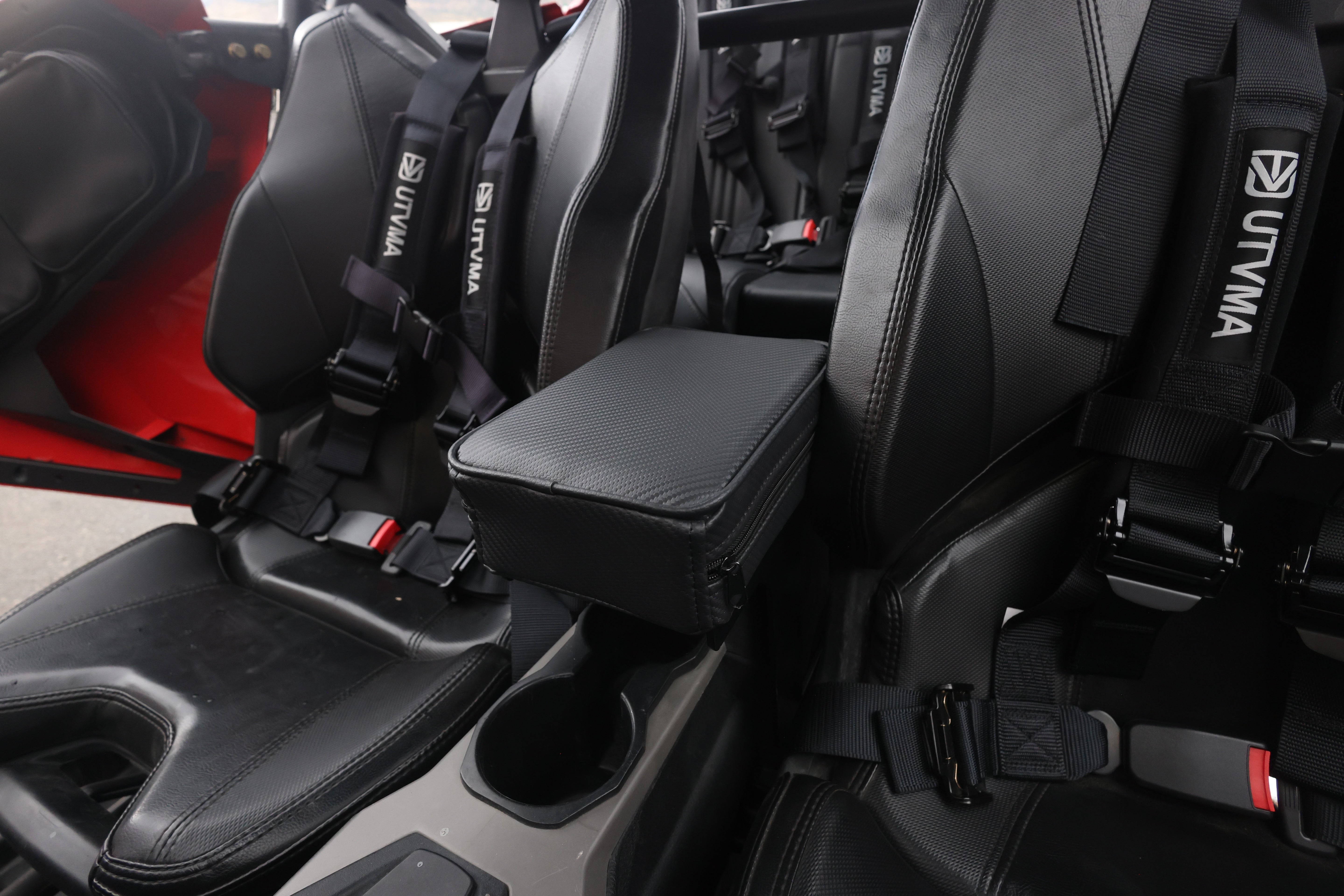 Photo of UTVMA RZR Pro 4 Front Armrest with Bracket (2020-2025) by UTV Mountain Accessories - Premium Door Bags & Door Accessories for UTVs / Side by Sides