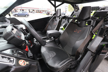 Photo of UTVMA Maverick X3 Armrest with Bracket (2017-2024) by UTV Mountain Accessories - Premium Arm Rest for UTVs / Side by Sides