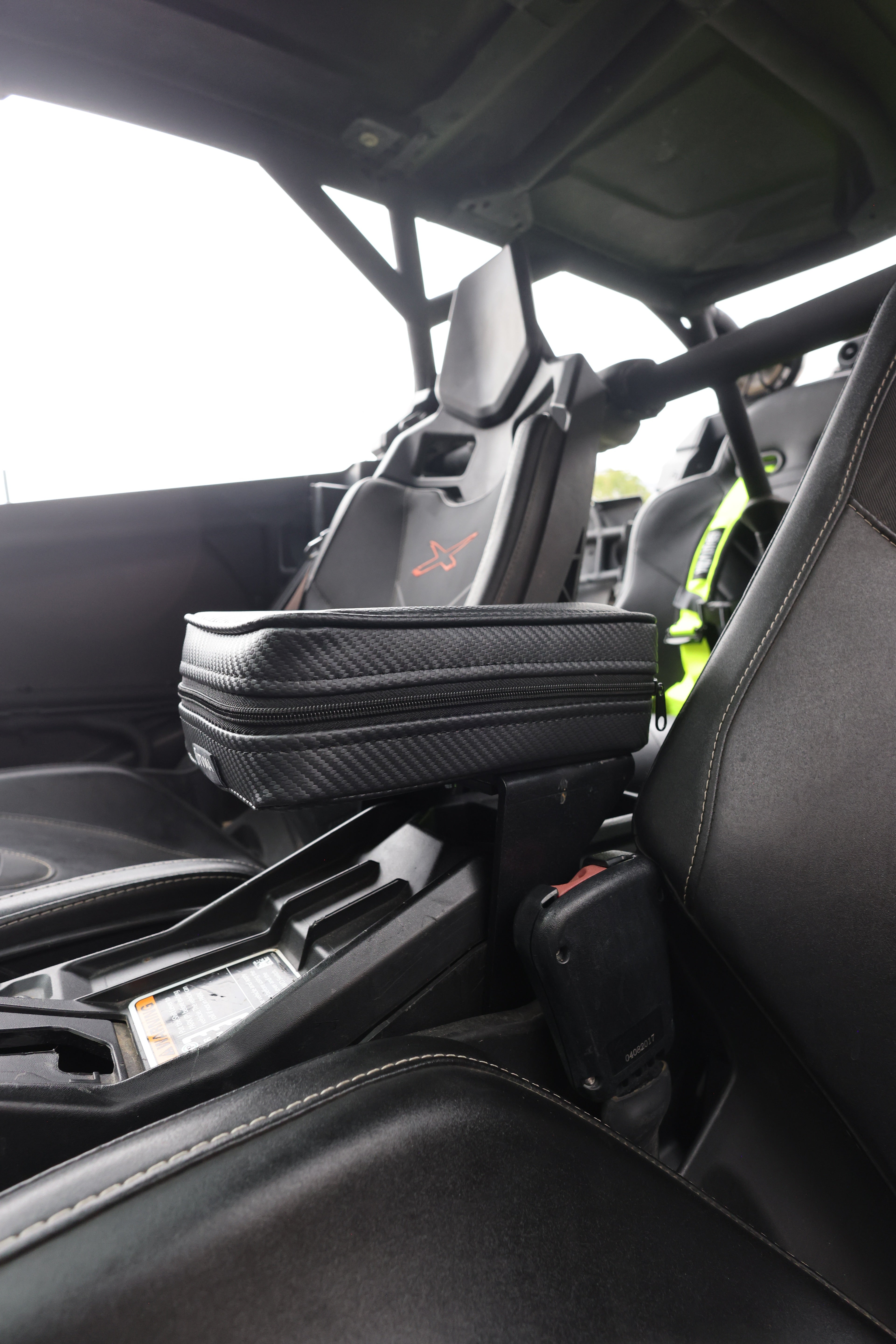 Photo of UTVMA Maverick X3 Armrest with Bracket (2017-2024) by UTV Mountain Accessories - Premium Door Bags & Door Accessories for UTVs / Side by Sides