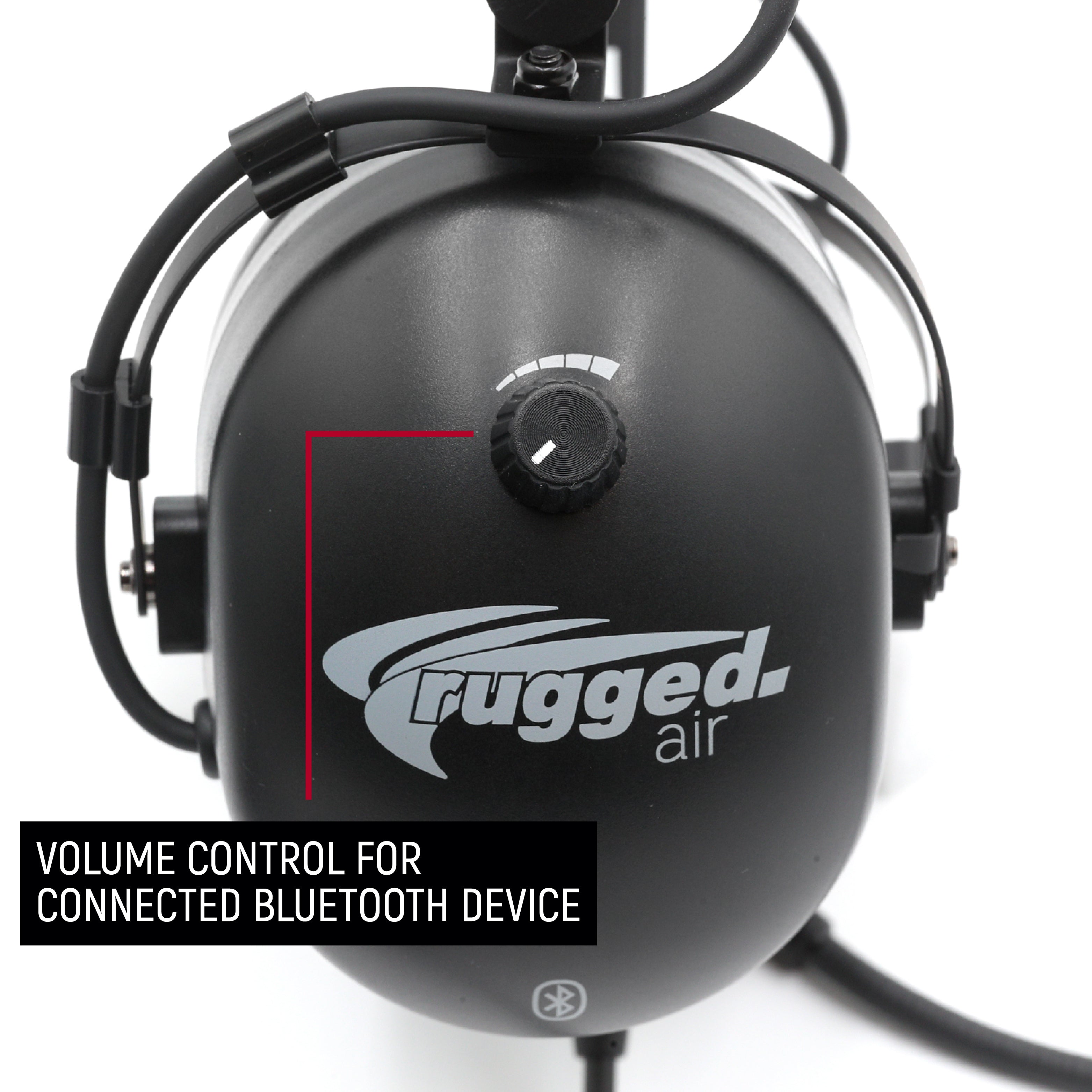 Photo of Rugged Radios Rugged Air RA210-BT Bluetooth General Aviation Headset by Rugged Radios - Premium for UTVs / Side by Sides