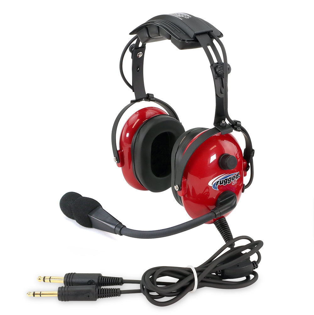 Photo of Rugged Radios Rugged Air RA250 Children's General Aviation Pilot Headset by Rugged Radios - Premium for UTVs / Side by Sides