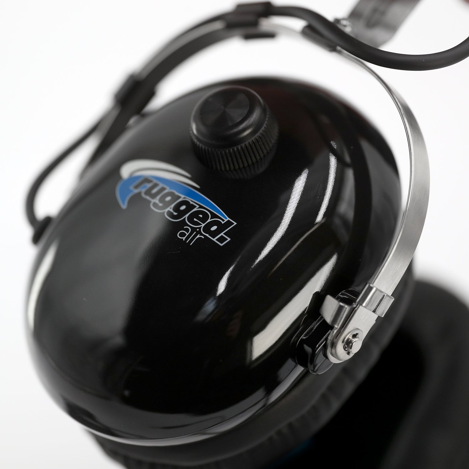 Photo of Rugged Radios Rugged Air RA950 ANR Stereo General Aviation Pilot Headset by Rugged Radios - Premium for UTVs / Side by Sides