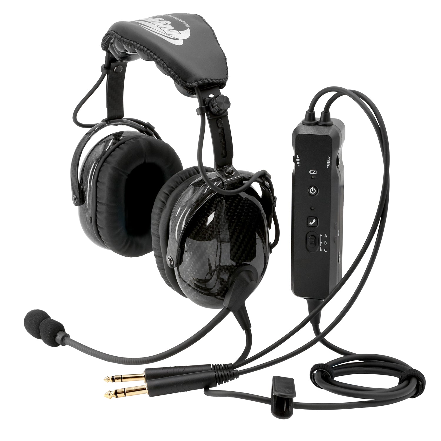 Photo of Rugged Radios Rugged Air RA980 Bluetooth Cell Phone ANR General Aviation Pilot Headset by Rugged Radios - Premium for UTVs / Side by Sides