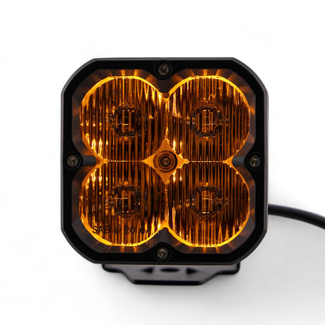 Photo of Amber Backlit Race Pod Bundle With Wiring Harness by GGLighting - Premium for UTVs / Side by Sides