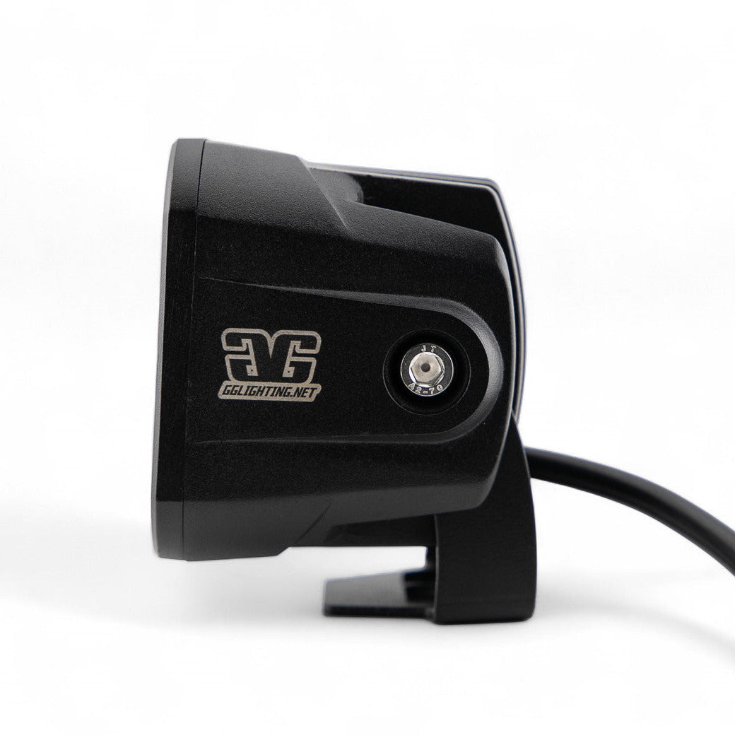 Photo of Race Series Flood LED Pod Yellow by GGLighting - Premium for UTVs / Side by Sides
