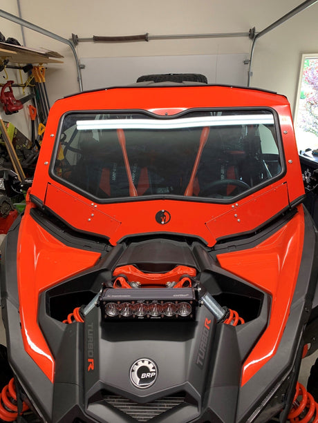 Photo of CANAM X3 RC FRONT WINDSHIELD 2018+ by Dirt Warrior Accessories - Premium WINDSHIELD for UTVs / Side by Sides
