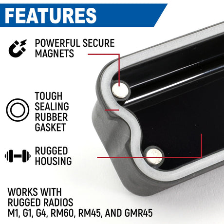 Photo of Rugged Radios Magnetic Radio Cover by Rugged Radios - Premium for UTVs / Side by Sides
