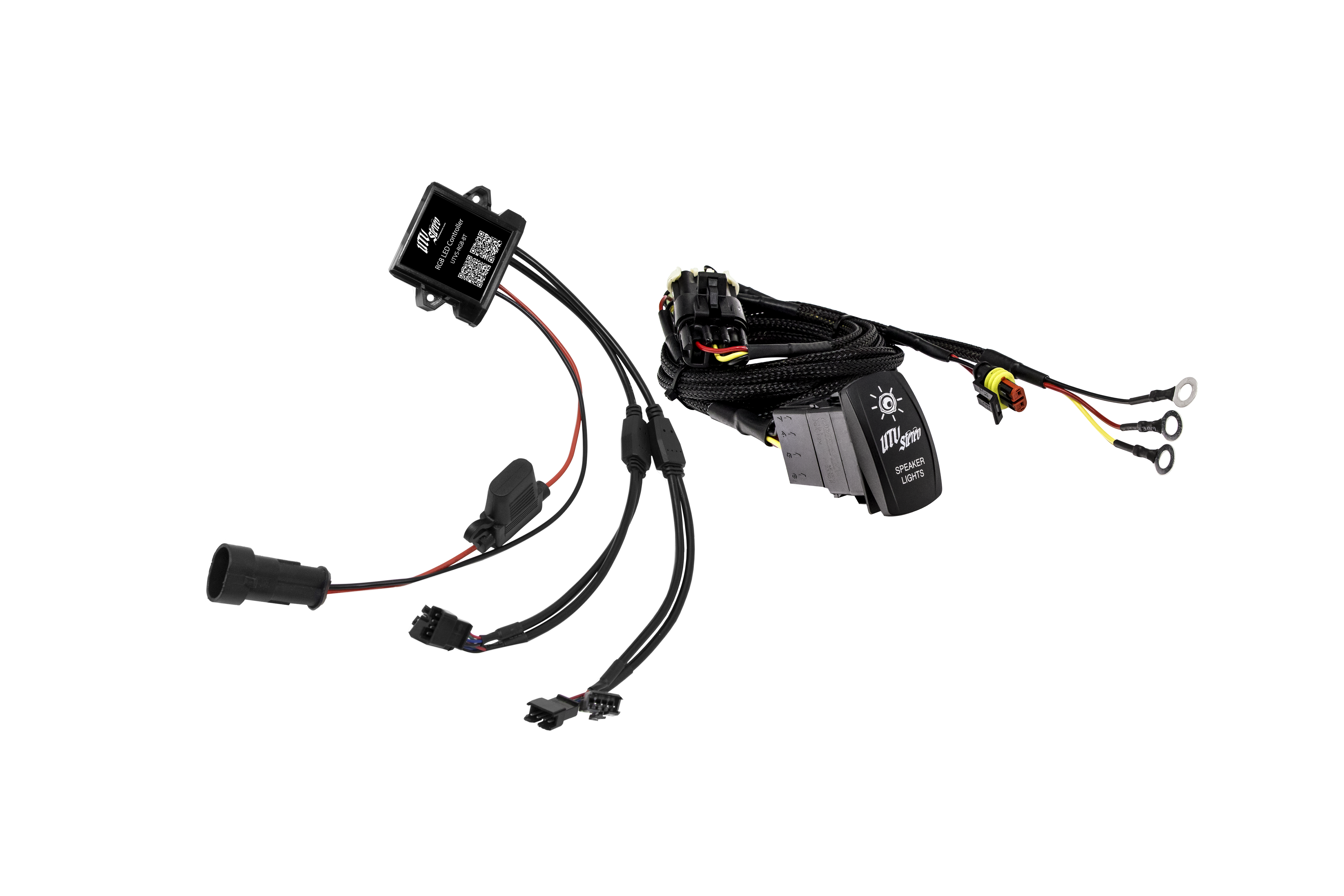 Photo of Pro Series 1" Tweeter w/ Built In RGB LED (Pair) | UTVS-PTW by UTV Stereo - Premium High Frequency Tweeter for UTVs / Side by Sides