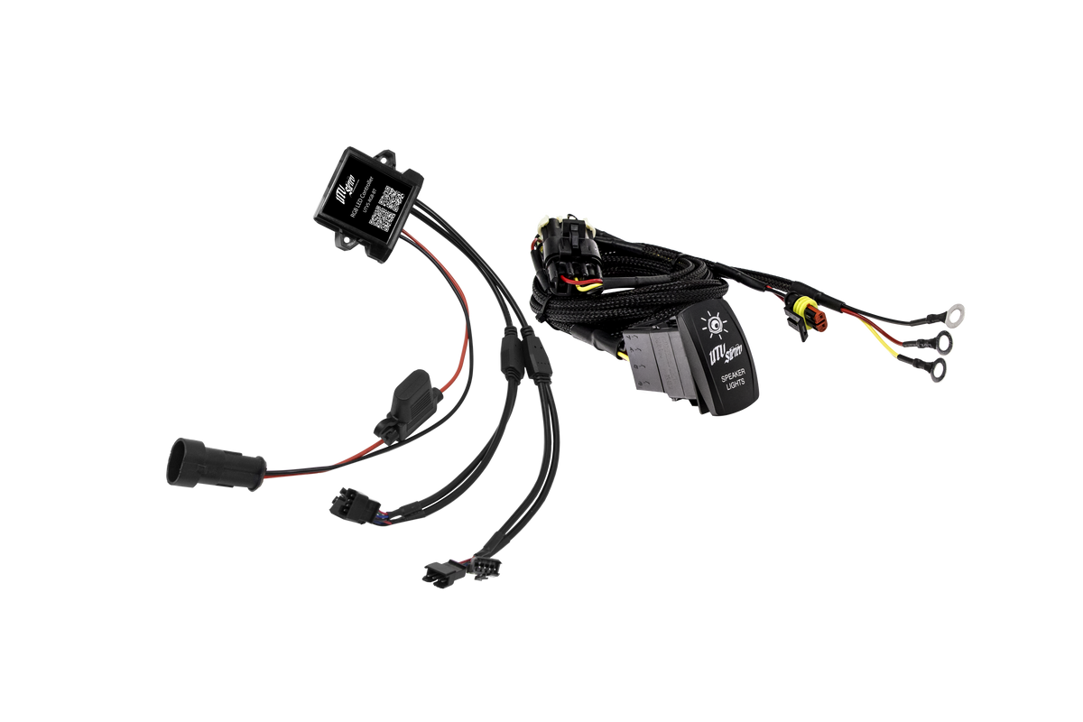 8" RGB LED Speaker Rings (Pair) | UTVS-8LSR