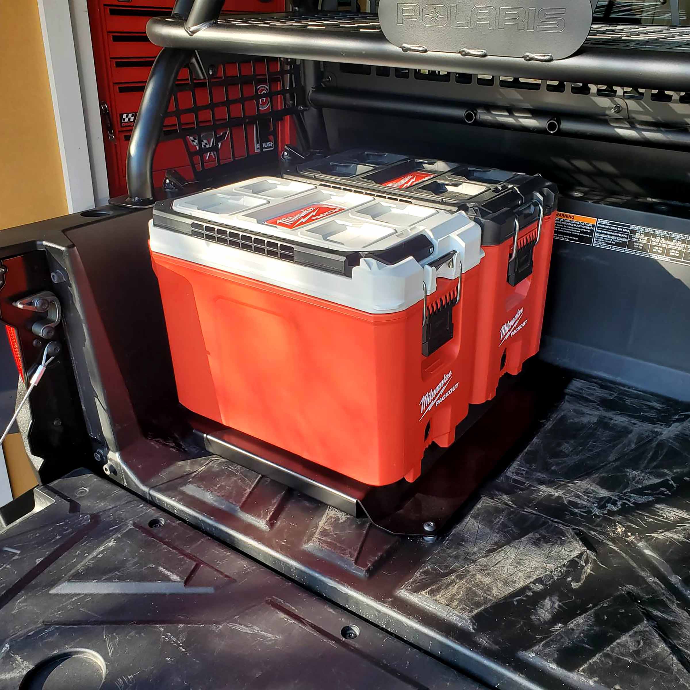 Photo of HD Milwaukee Packout Mount RZR General by Litt Industries - Premium for UTVs / Side by Sides