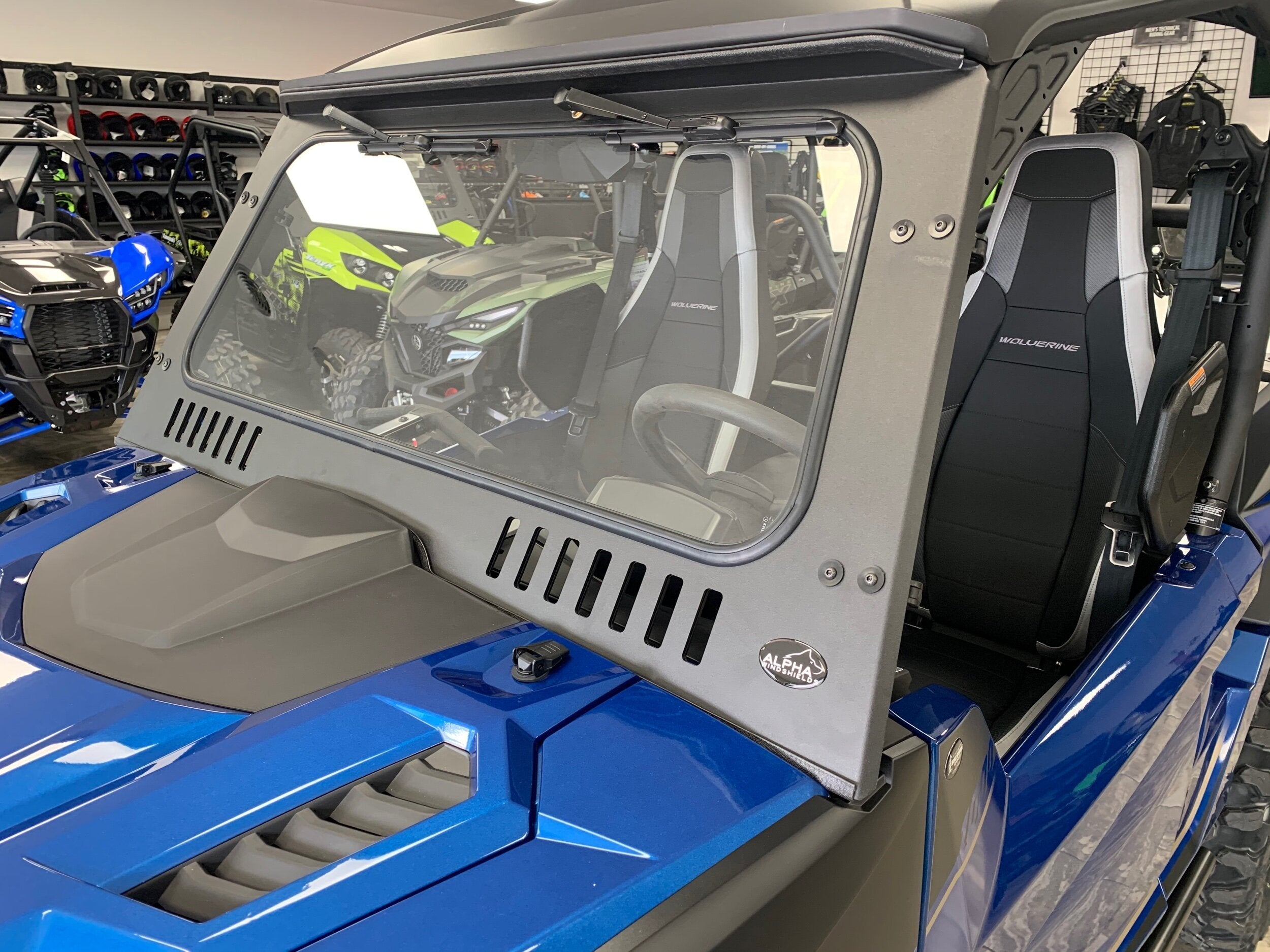 Photo of Yamaha RMAX Windshield by Alpha Windshields - Premium Windshields for UTVs / Side by Sides