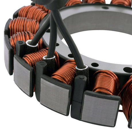 Photo of Premium Stator for Harley Davidson Dyna Super Glide / Fat Boy / Heritage Softail 2001-2006 | 30017-01B / 30017-01A-138 by RM STATOR - Premium for UTVs / Side by Sides