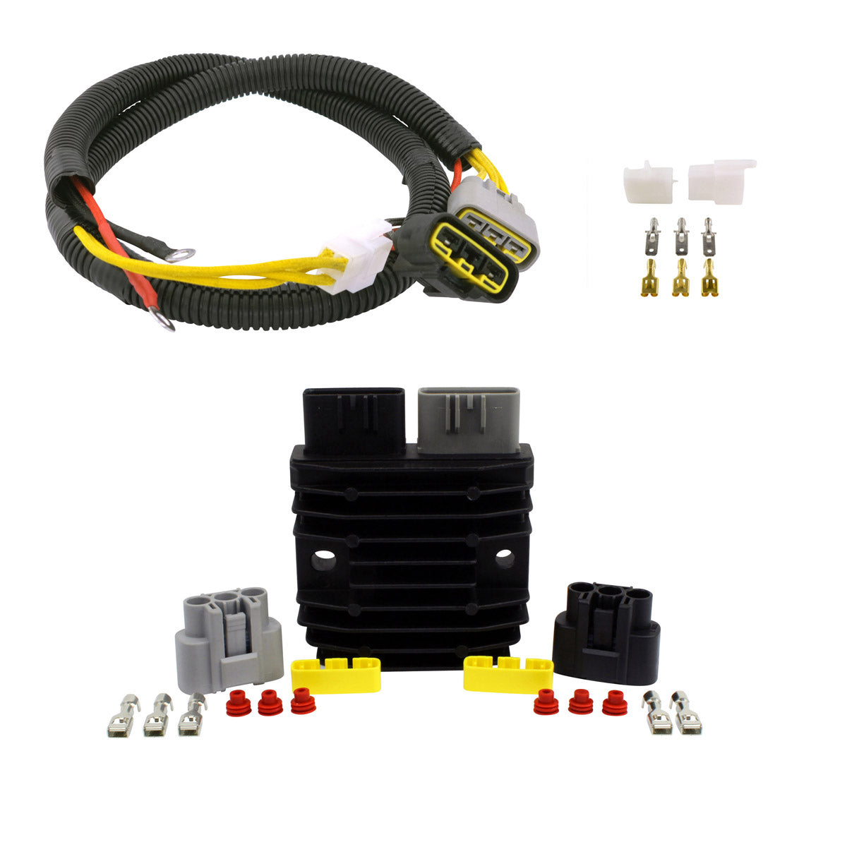 Photo of Improved SERIES Voltage Regulator Rectifier Bypass for BMW F 650 / 700 / 800 GS | G 650 GS 1999-2017 | OEM# 61312346550 by RM STATOR - Premium for UTVs / Side by Sides