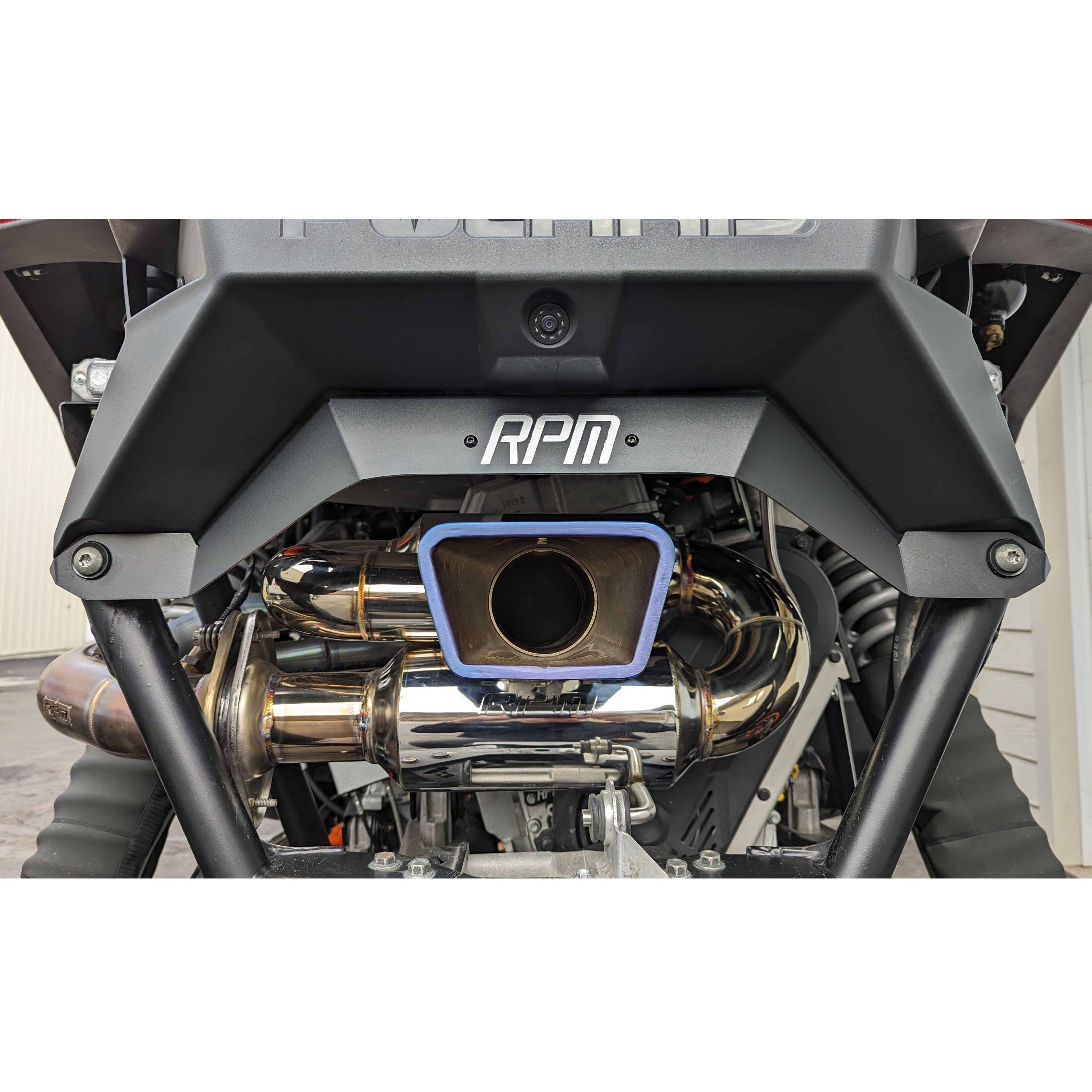 Photo of RPM SXS RPM RZR Pro R Rear Fascia Delete Trim Shield / Muffler Cover by RPM SXS - Premium for UTVs / Side by Sides