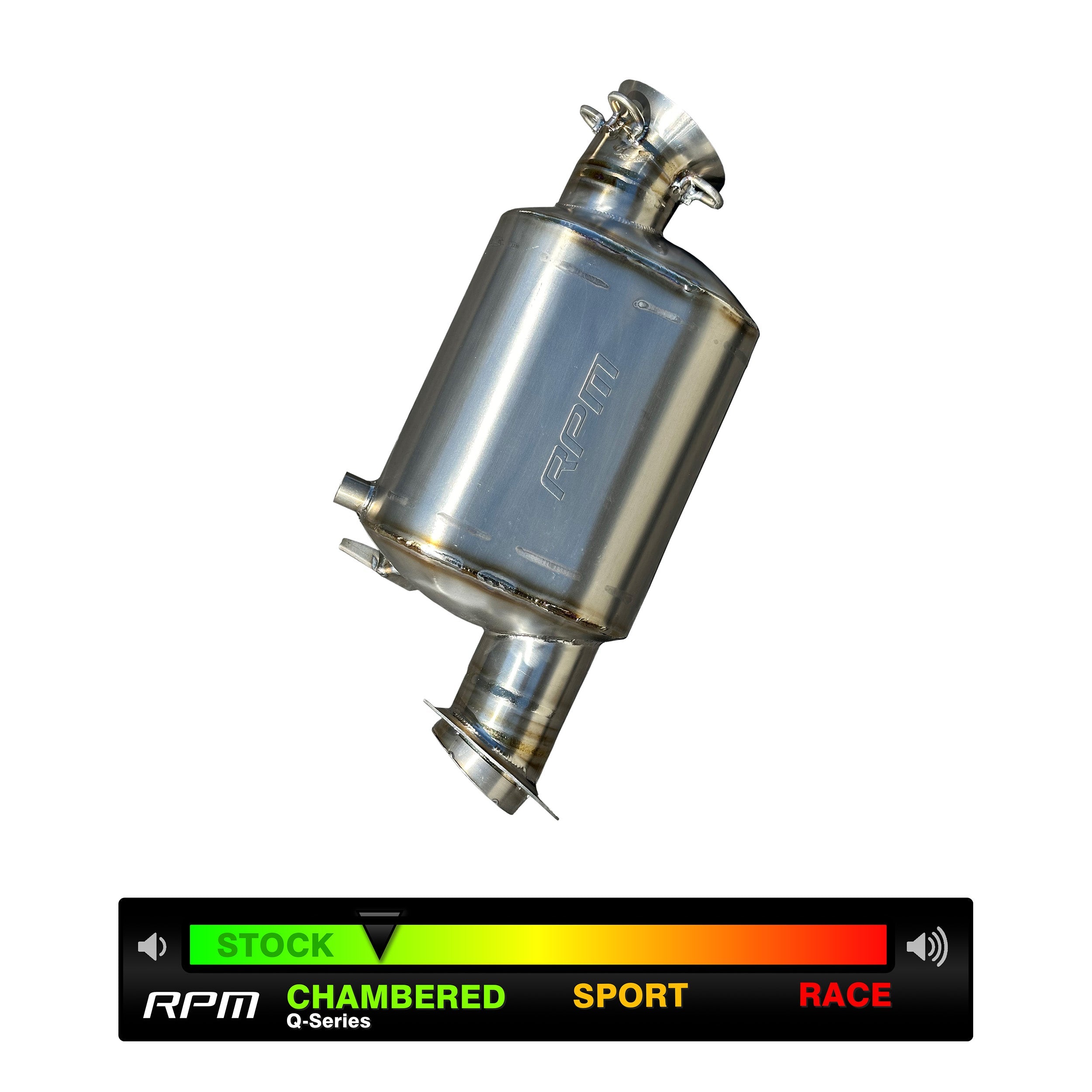 Photo of RPM SXS RPM Gen 5 2023-2025 Ski-Doo / Lynx 850 Turbo Q-Muf Chambered Titanium Muffler by RPM SXS - Premium for UTVs / Side by Sides