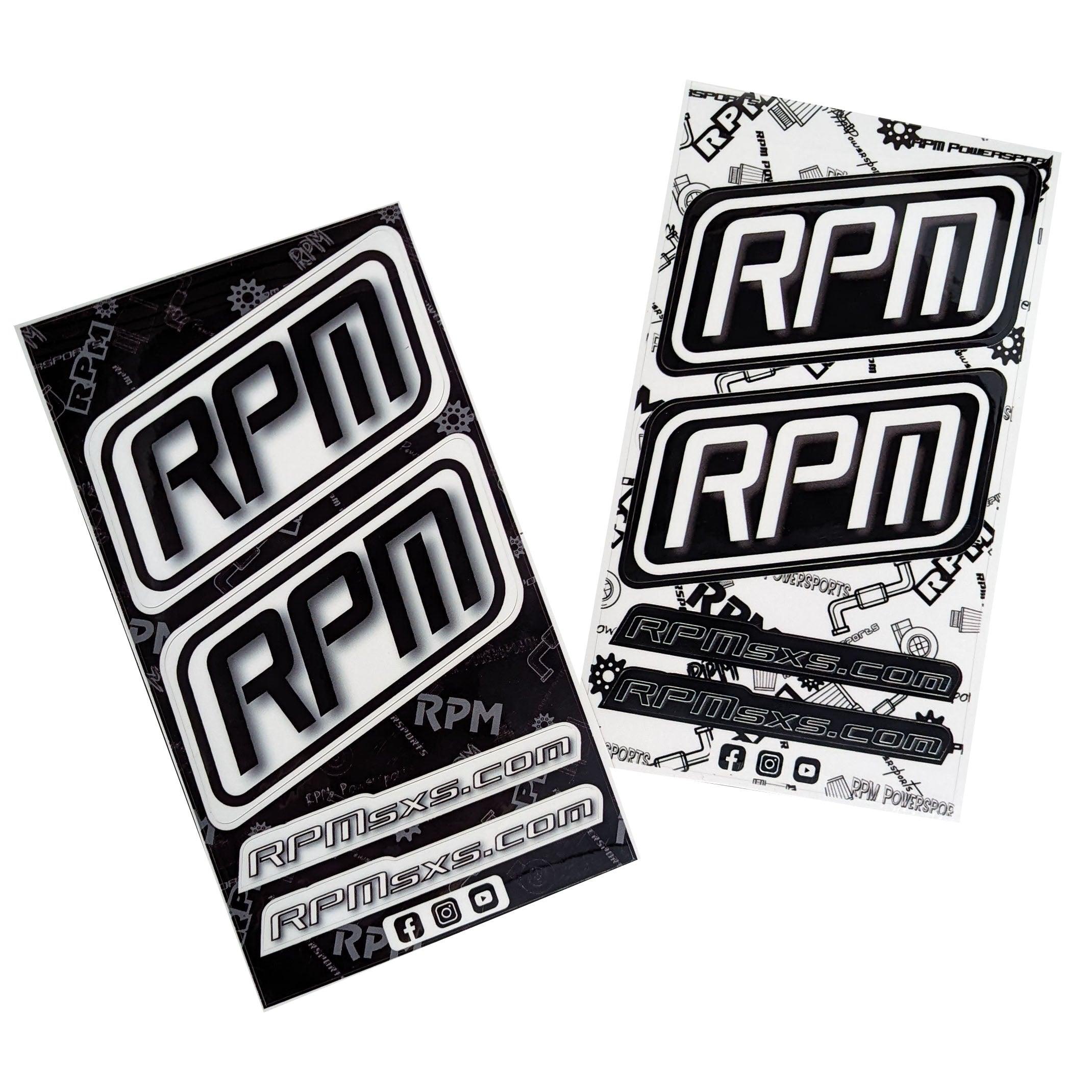 Photo of RPM Sticker Sheet by RPM SXS - Premium for UTVs / Side by Sides