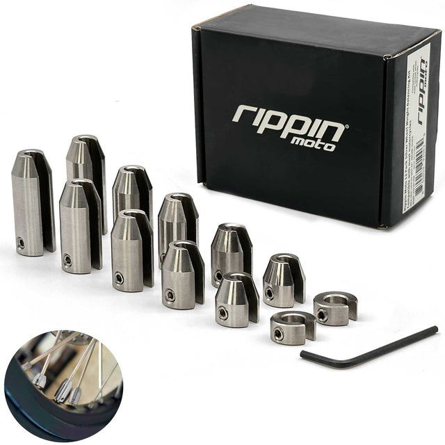 Photo of 12 Pack Spoke Wheel Weight Kit (Nickel Finish) by Rippin Moto - Premium Wheels for UTVs / Side by Sides