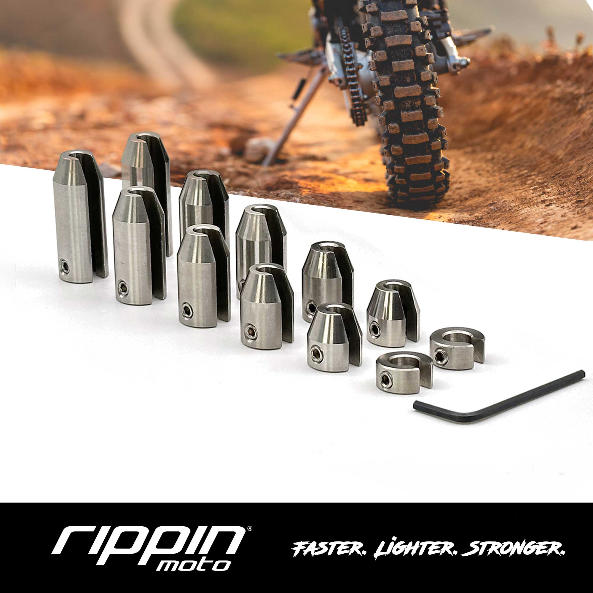 Photo of 12 Pack Spoke Wheel Weight Kit (Nickel Finish) by Rippin Moto - Premium Wheels for UTVs / Side by Sides