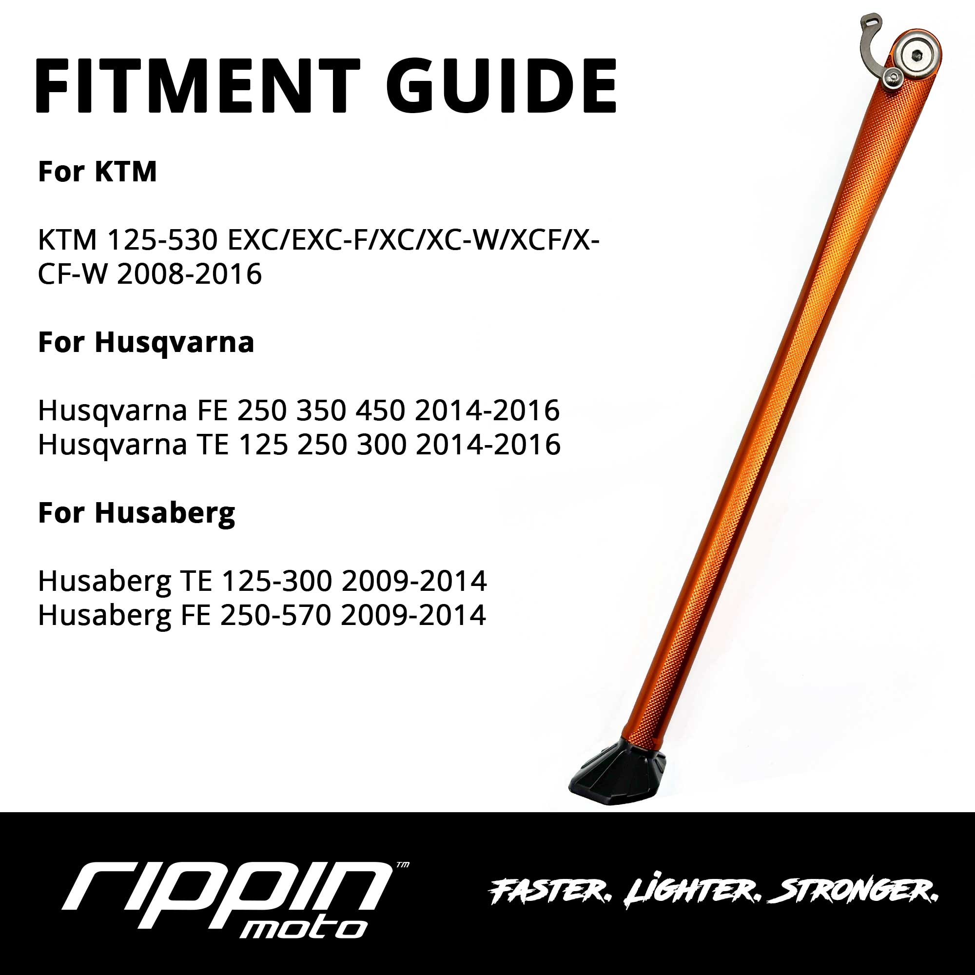 Photo of T6 Kickstand for KTM & Husqvarna by Rippin Moto - Premium for UTVs / Side by Sides
