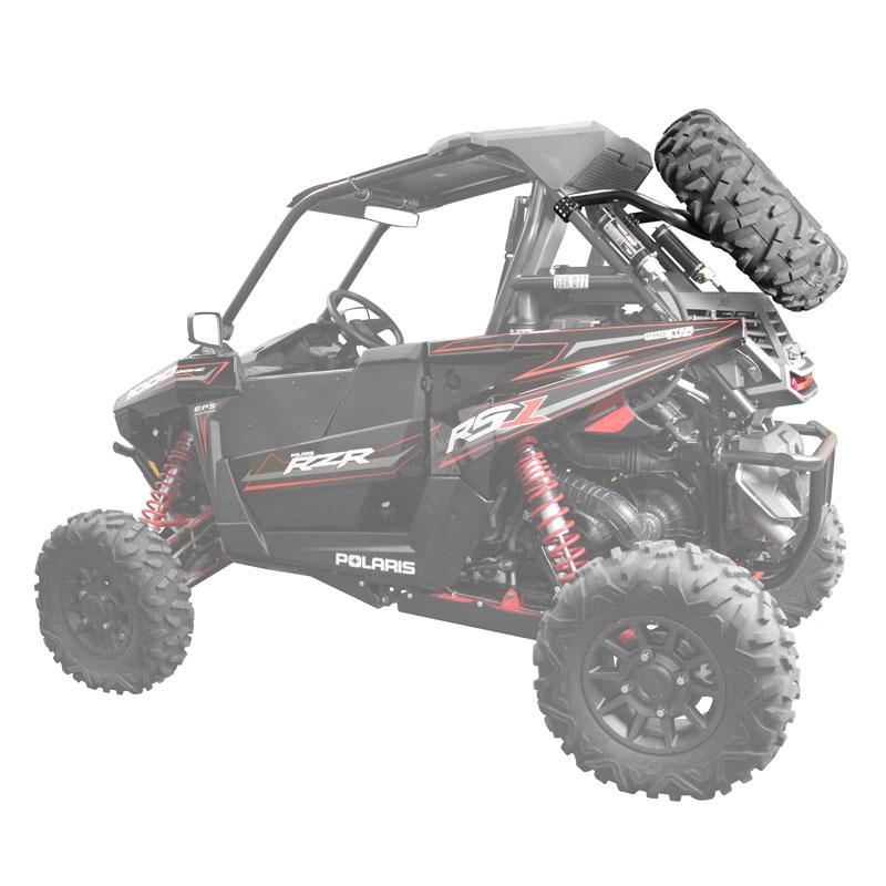 Photo of Polaris RZR RS1 Dual Clamp Spare Tire Mount by Factory UTV - Premium Spare Tire Mounts for UTVs / Side by Sides