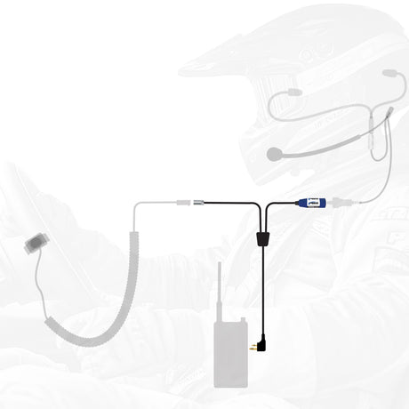 Photo of RUGGED Wired XL Single Seat Car Harness with Pre-Wired 2-Pin Rugged Handheld Radio Connector by Rugged Radios - Premium for UTVs / Side by Sides