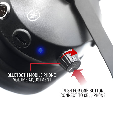Photo of RW-H52 Bluetooth Headset for Cell Phones - 2-Way Radio Compatible by Rugged Radios - Premium for UTVs / Side by Sides