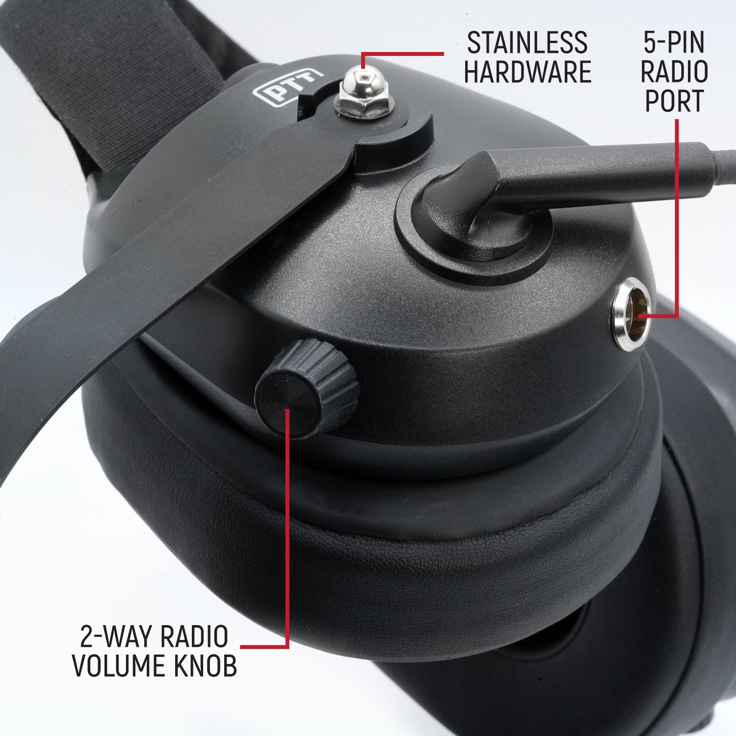 Photo of RW-H52 Bluetooth Headset for Cell Phones - 2-Way Radio Compatible by Rugged Radios - Premium for UTVs / Side by Sides