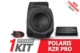 SSV Works '20-'24 RZR Pro Under-Dash 10" Subwoofer Enclosure Add-On for Ride Command (SSV SUB)