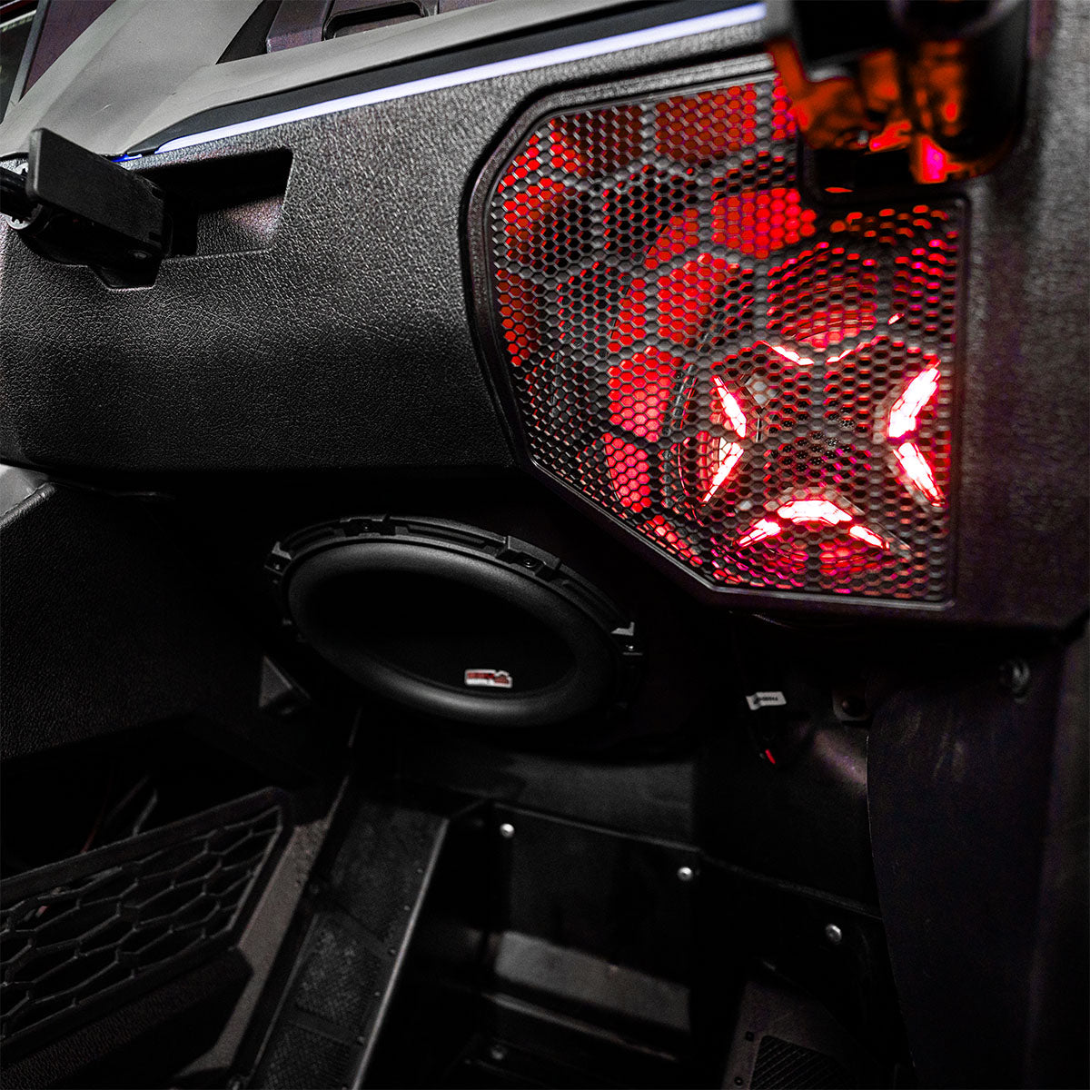 Photo of SSV Works - 2020-2024 PolarisÂ® RZR PRO Series Phase-6 K-Spec 5-Speaker 1400watt System for Ride Command by SSV Works - Premium for UTVs / Side by Sides