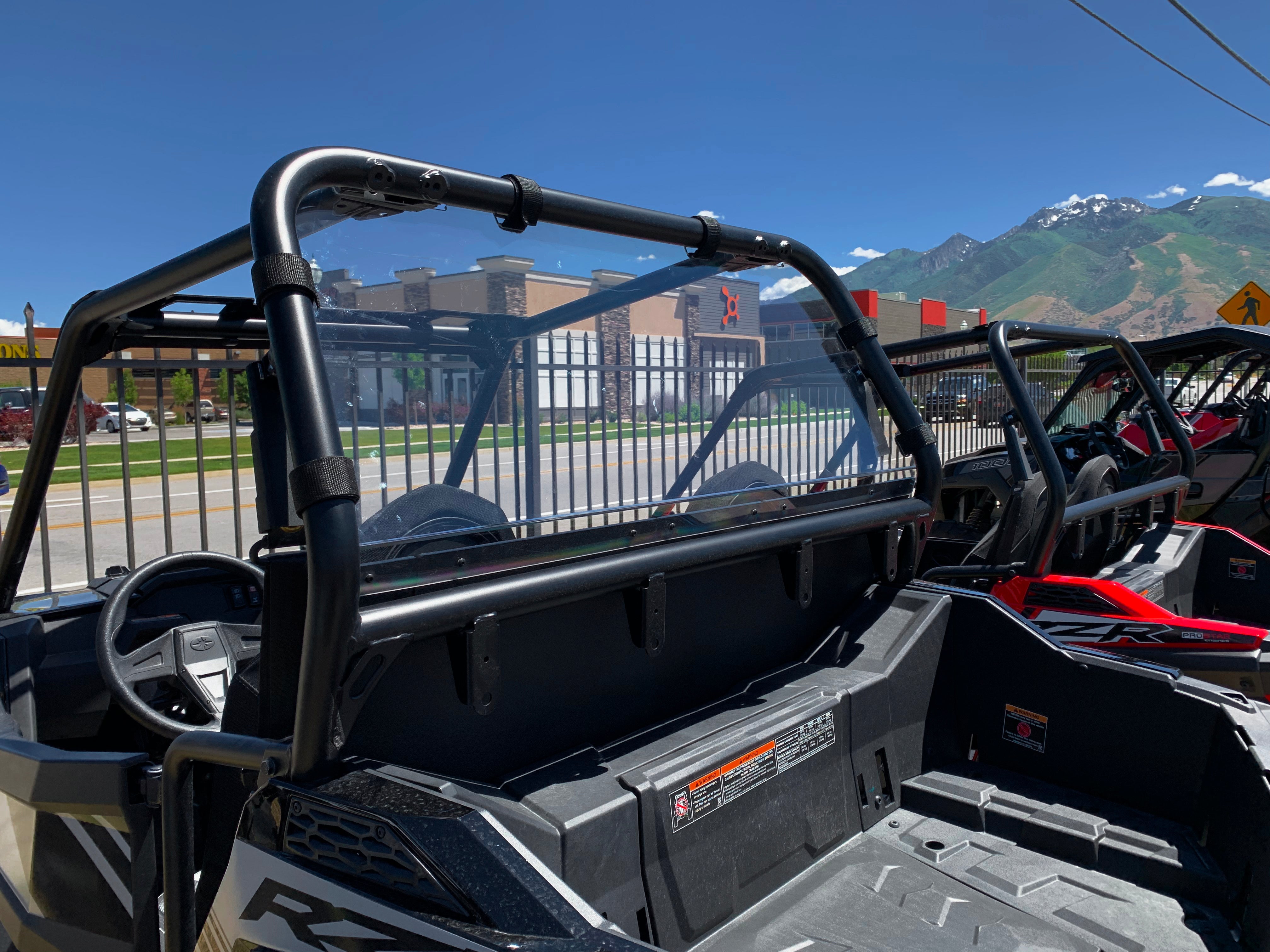Photo of Rear Polycarbonate Window for RZR 900 2015-2020 by UTVZILLA - Premium for UTVs / Side by Sides
