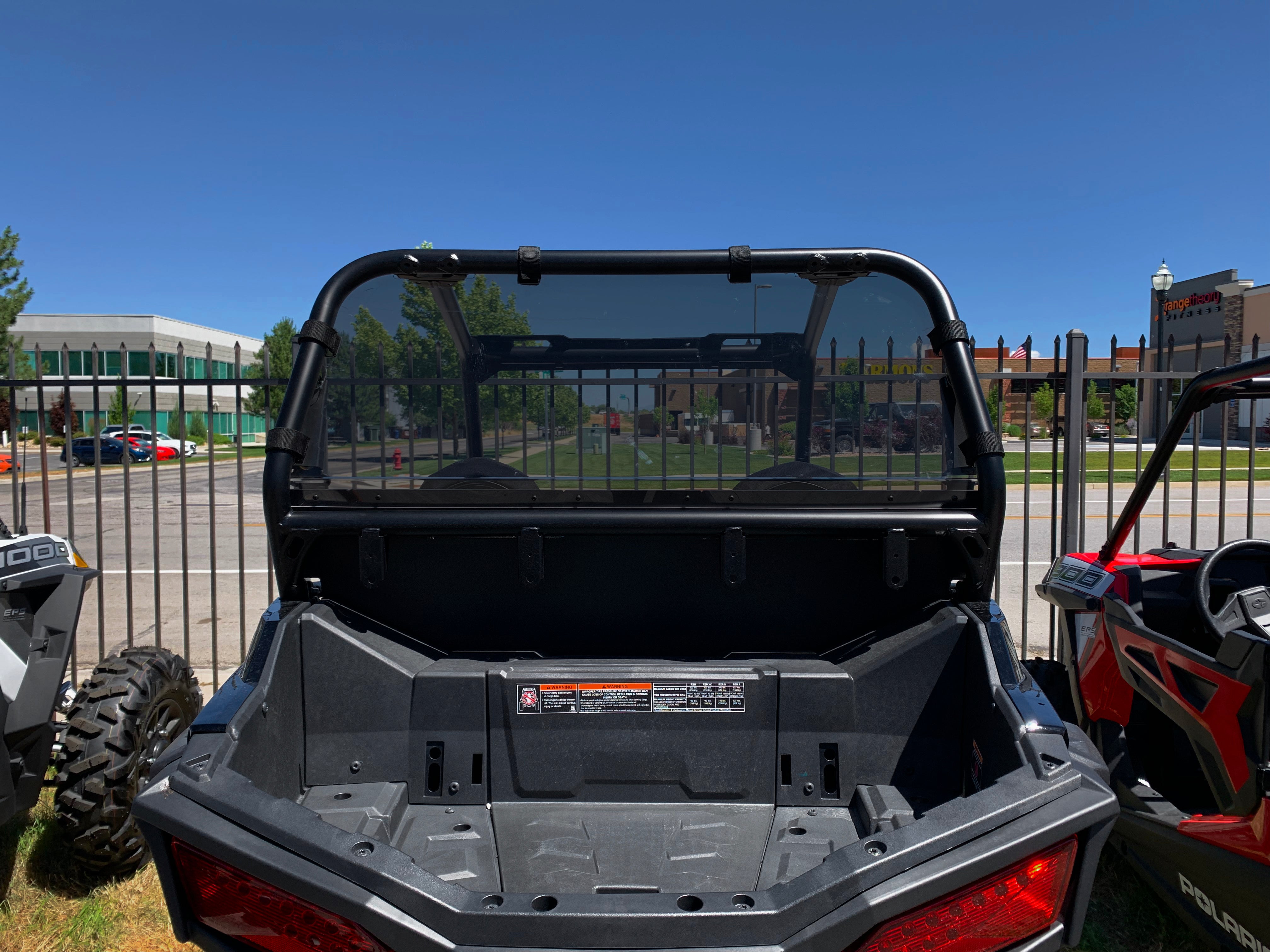 Photo of Rear Polycarbonate Window for RZR 900 2015-2020 by UTVZILLA - Premium for UTVs / Side by Sides