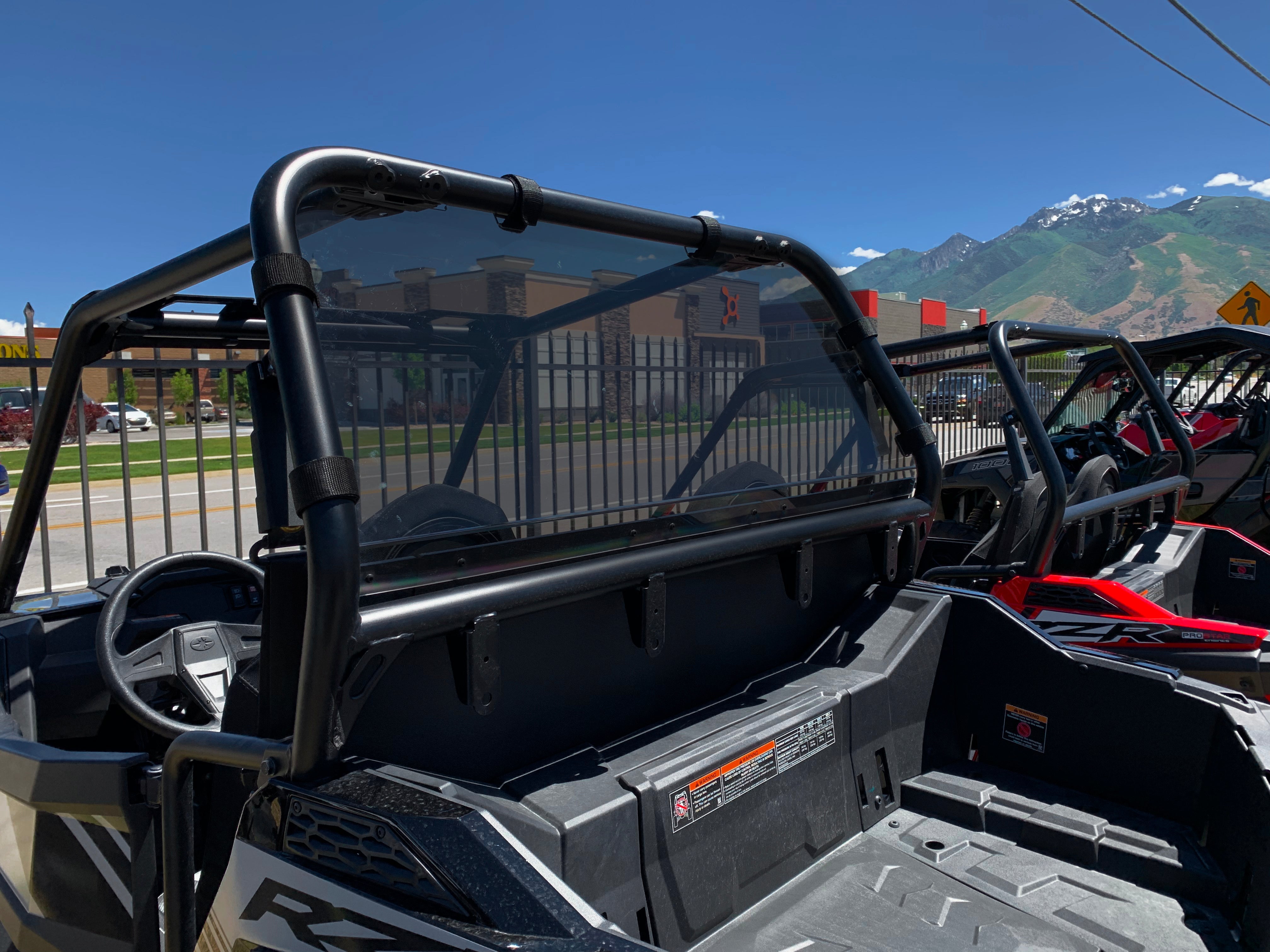 Photo of Rear Polycarbonate Window for RZR 900 2015-2020 by UTVZILLA - Premium for UTVs / Side by Sides