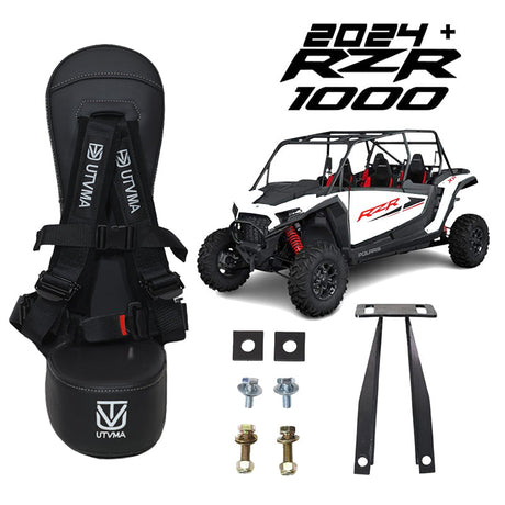 Photo of 2024+ RZR 1000 REAR Bump Seat by UTV Mountain Accessories - Premium Bump Seat for UTVs / Side by Sides