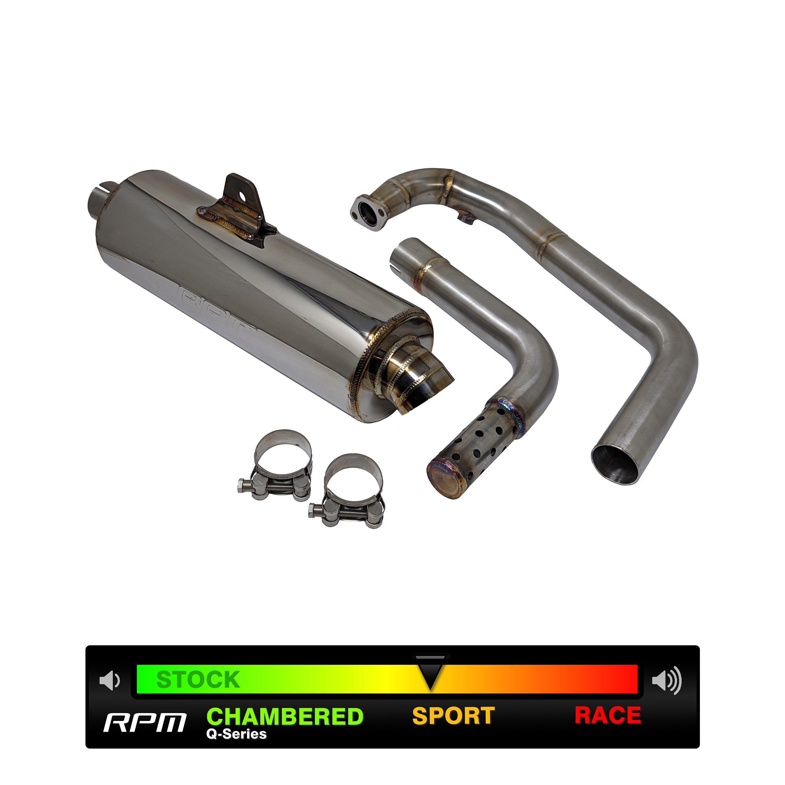 Photo of RPM RZR 200 Sport Series FULL Exhaust System by RPM SXS - Premium for UTVs / Side by Sides