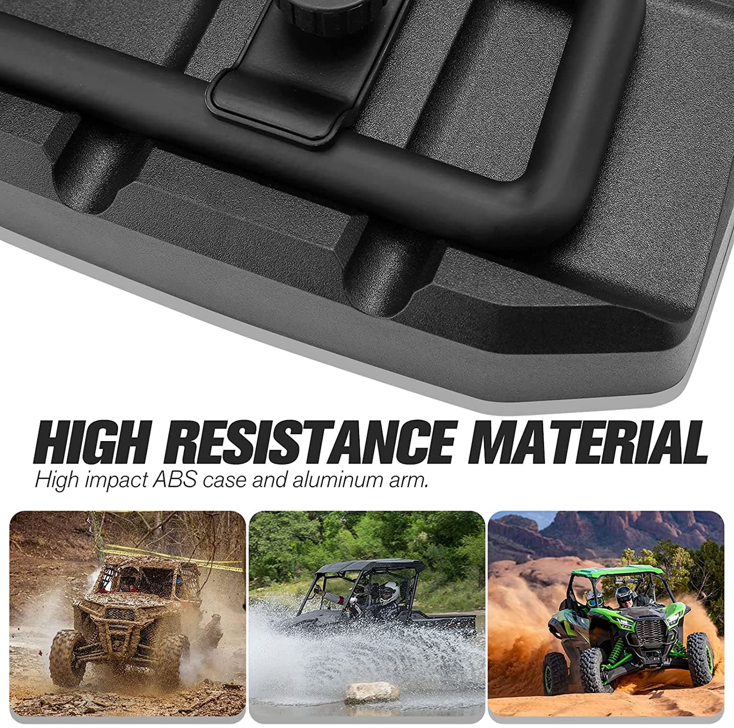 Photo of UTV Side Mirrors for RZR/Maverick/Zforce/Pioneer/Talon/Teryx by Kemimoto - Premium for UTVs / Side by Sides